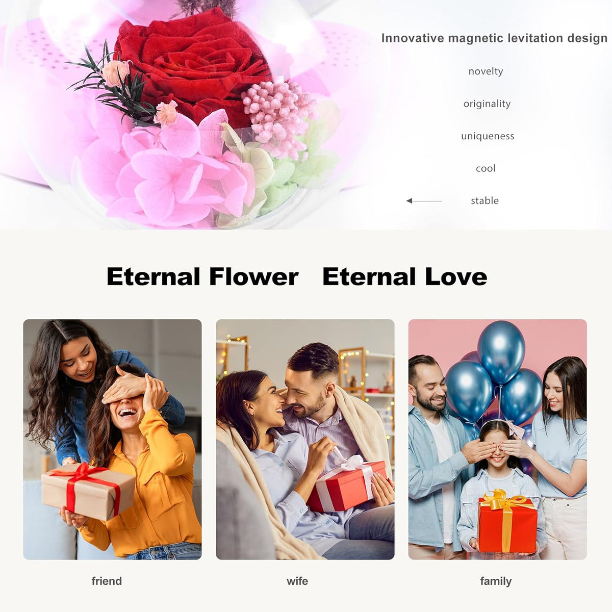 Magnetic levitation everlasting floor lamp